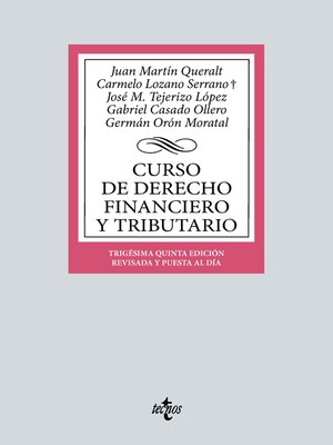 cover image of Curso de Derecho Financiero y Tributario